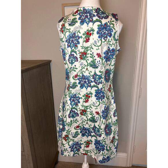 Joy & Co. | Paisley Floral Print Sheath Dress | Large - Picture 12 of 14